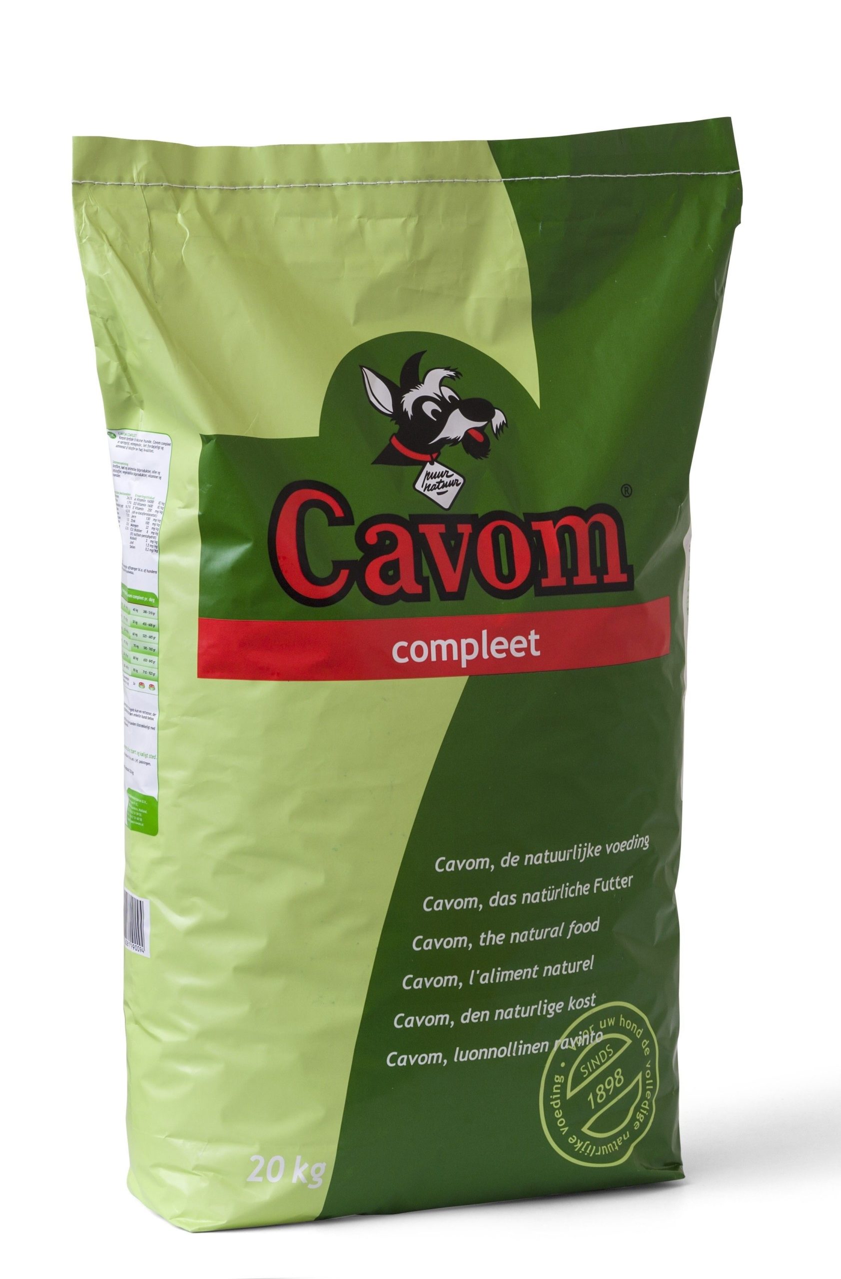 Cavom Compleet hondenvoer Adult 20kg