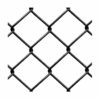Harmonicagaas zwart 50x50mm 3.0 100cm x 25mtr - Afbeelding 2