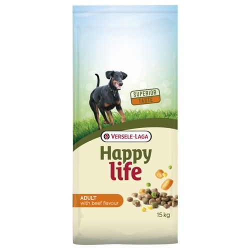 Happy Life hondenvoer Adult Beef 15kg