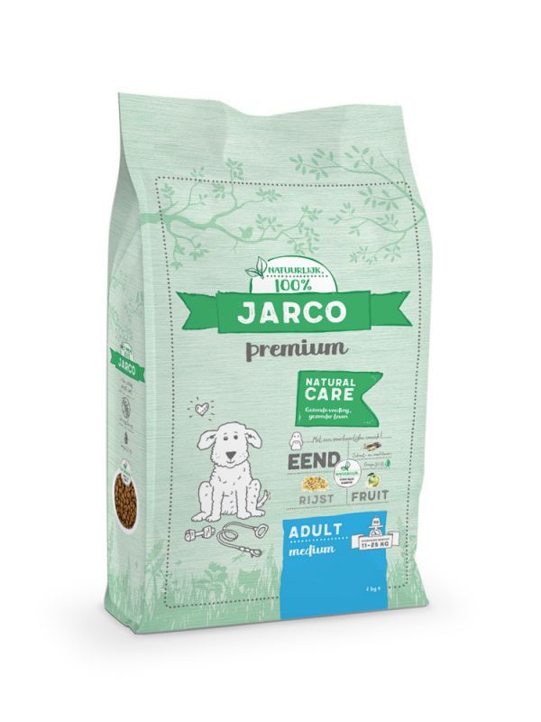 Jarco Dog hondenvoer Medium Adult Eend 12,5 kg