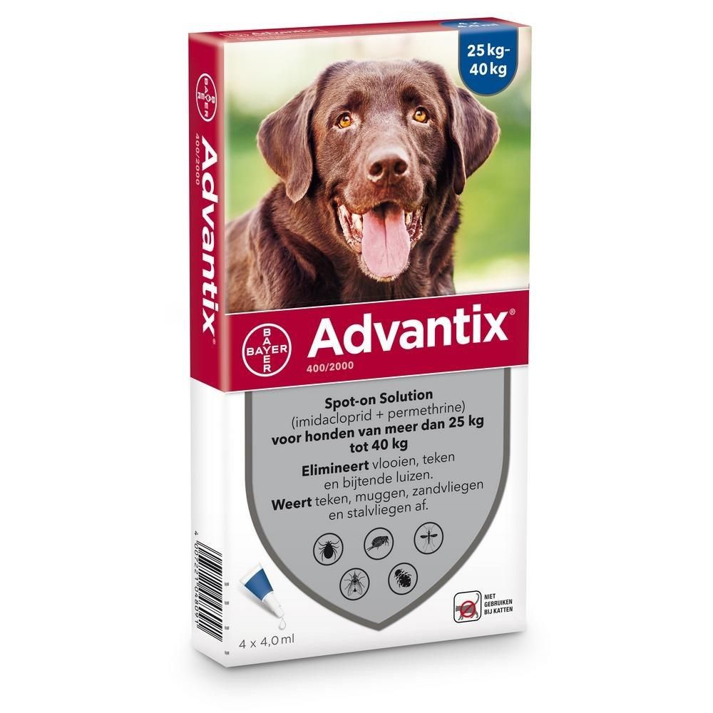 Bayer Advantix voor honden van 25 tot 40kg