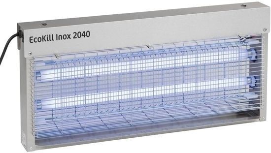 Ecokill inox 2040 elektrische vliegenvanger (2x20Watt)