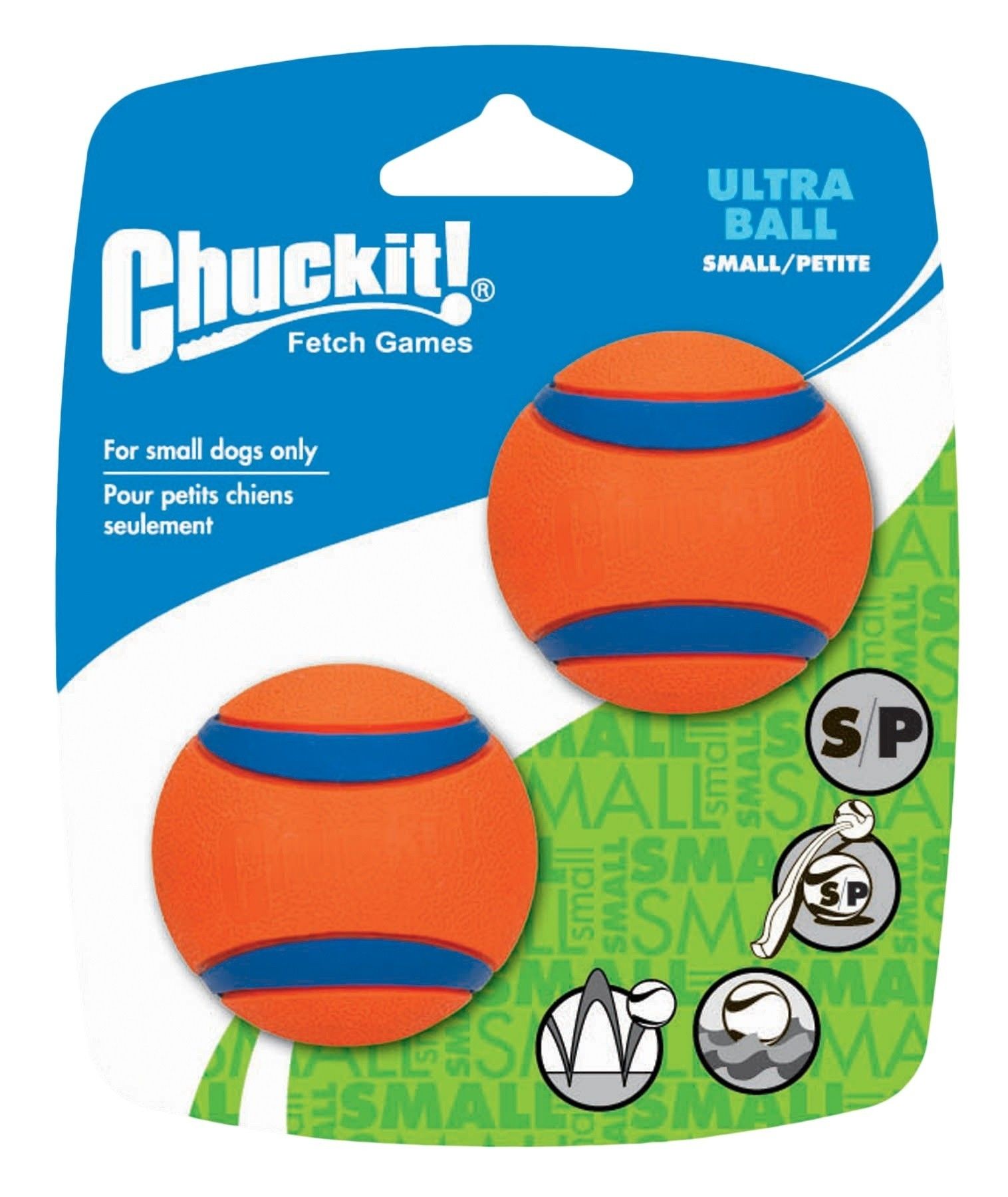 Hondenbal Chuckit Ultra Ball Small 2 stuks