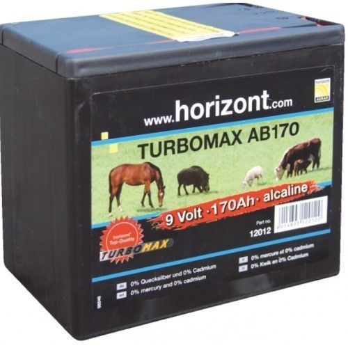 Batterij Turbomax 9V 170Ah Horizont