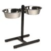 Beeztees hondenstandaard met voer en waterbak 25cm