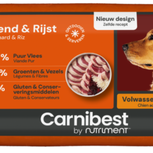 Carnibest Hond Eend & Rijst 1kg
