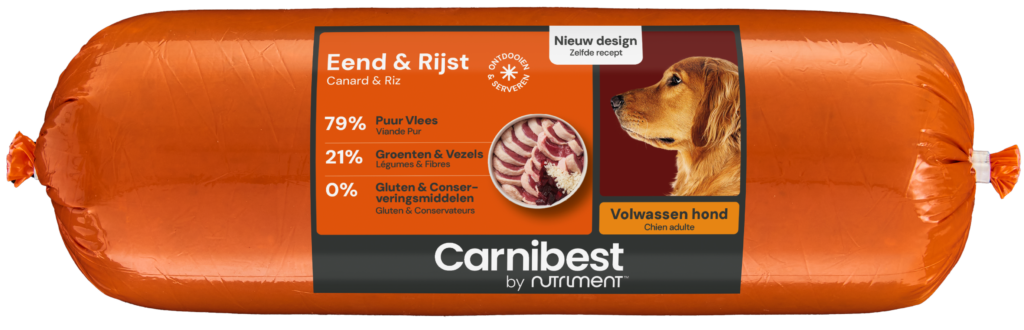 Carnibest Hond Eend & Rijst 1kg