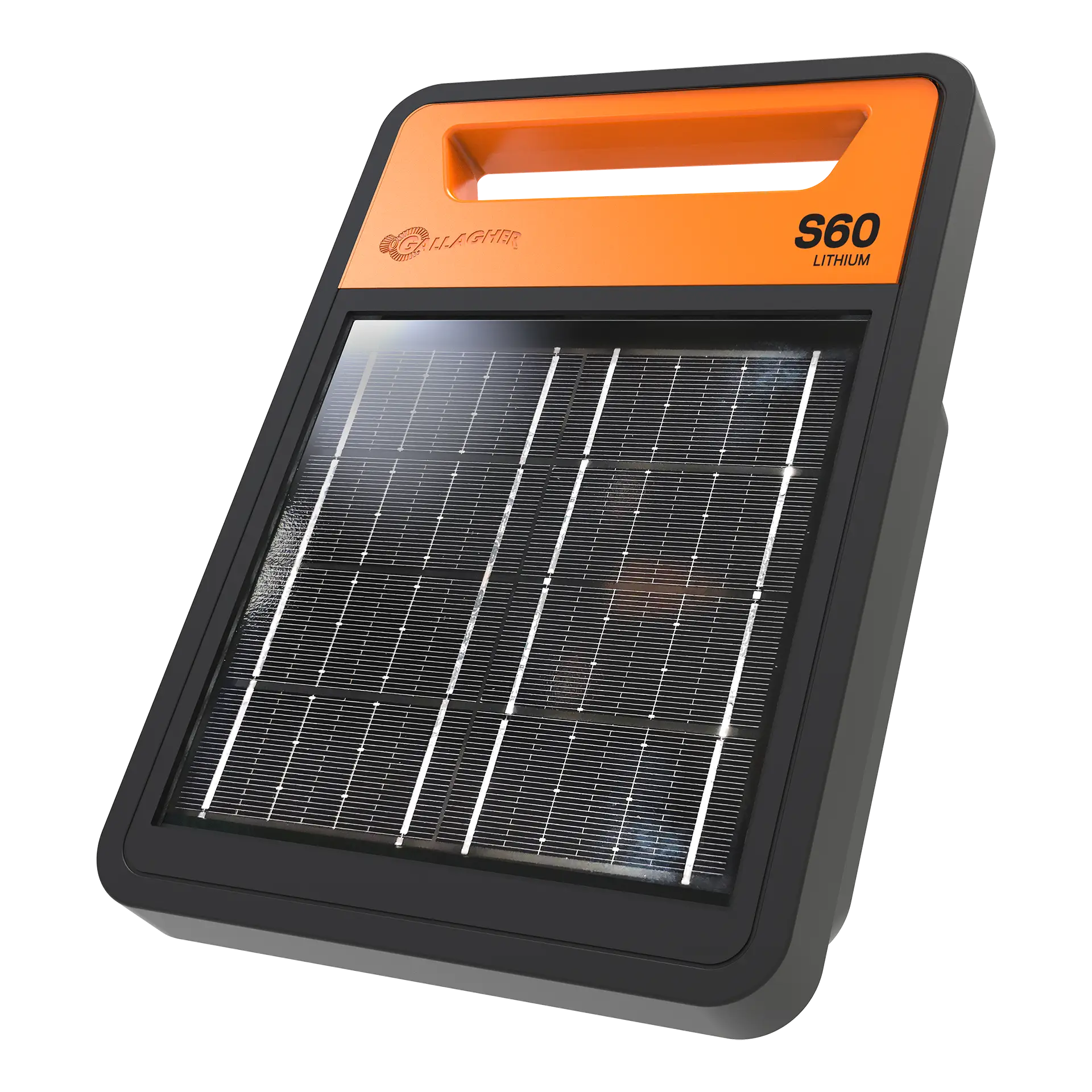 Schrikdraadapparaat Gallagher S60li solar (zonne-energie) inclusief accu.