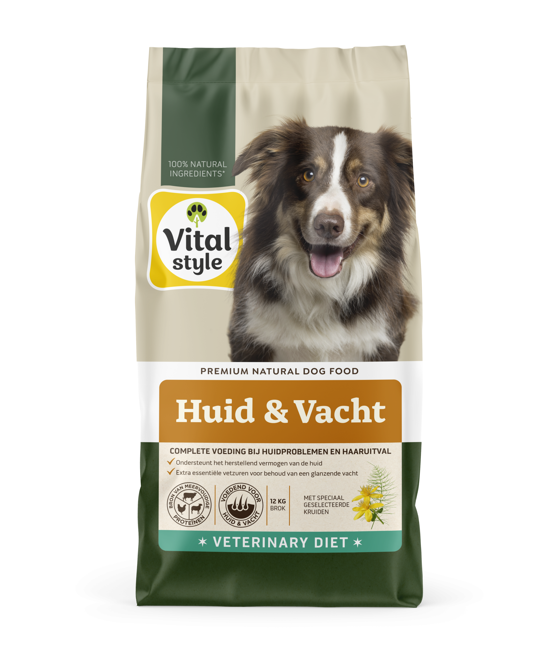 VITALstyle hondenvoer Huid en Vacht 12kg