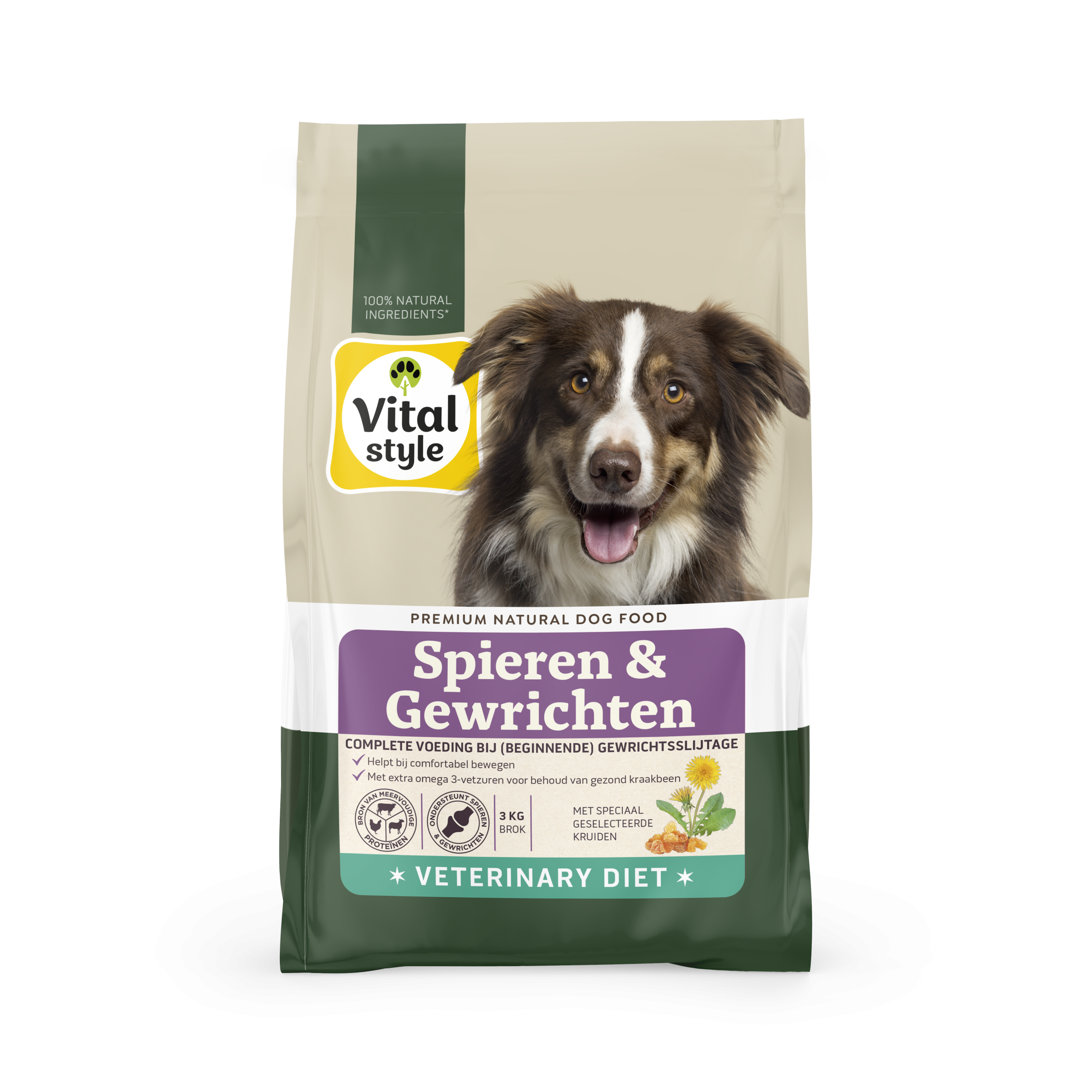VITALstyle hondenvoer Spieren en Gewrichten 3kg