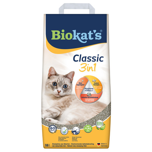 Biokat Classic 3 in 1 kattenbakvulling 18ltr
