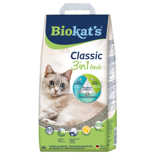 Biokat Fresh 3 in 1 kattenbakvulling 18ltr