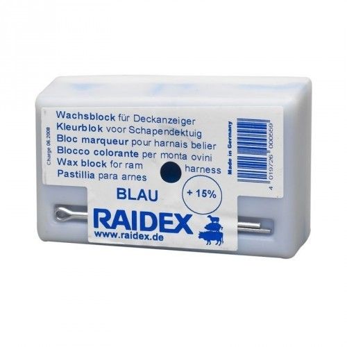 Schapen dekblok Raidex blauw