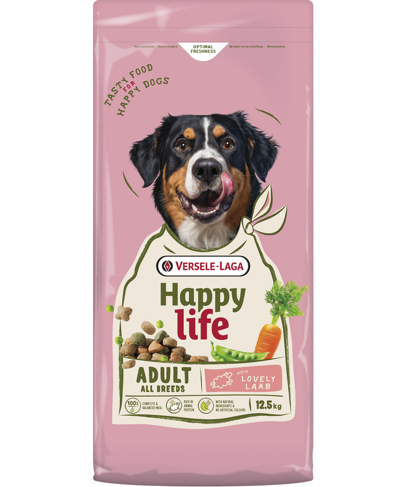 Happy Life hondenvoer Adult Lam 12.5kg