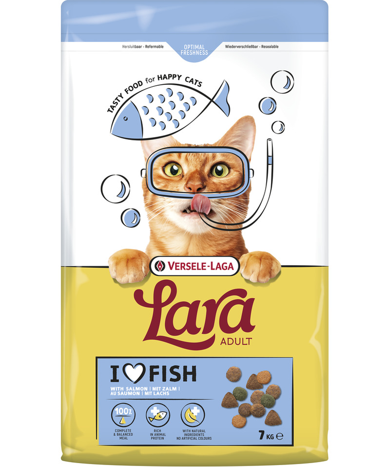 Lara kattenvoer Adult Zalm 7kg