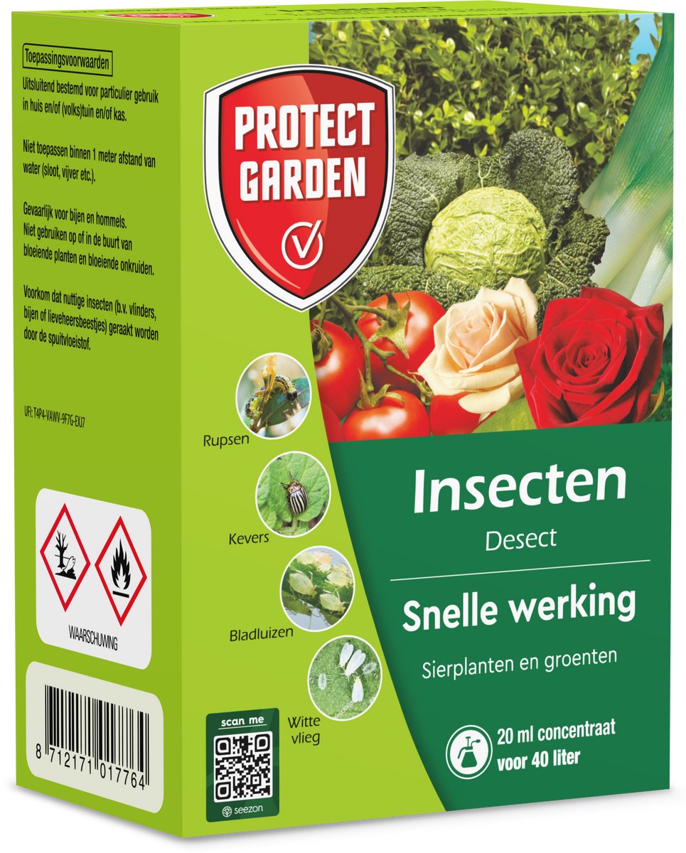 Desect Protect Garden tegen buxusmot, luizen, witte vlieg en rupsen