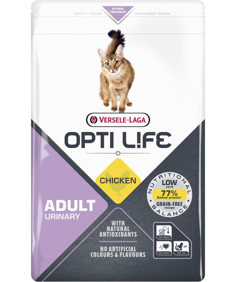 Opti life Adult Urinary kattenvoer Kip 2.5 kg