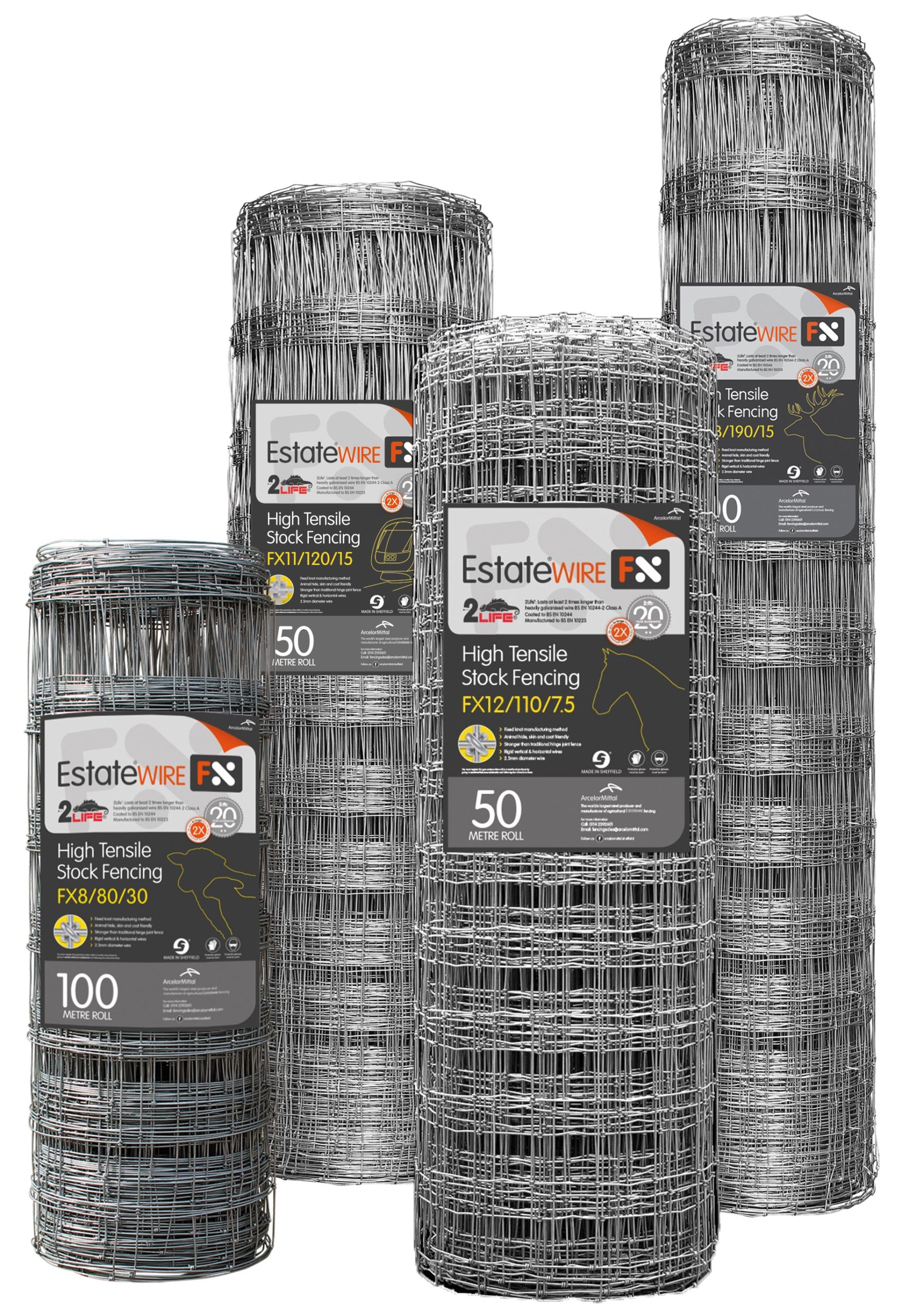 Estate Wire FX-knoop gaas 120/11/15 50mtr