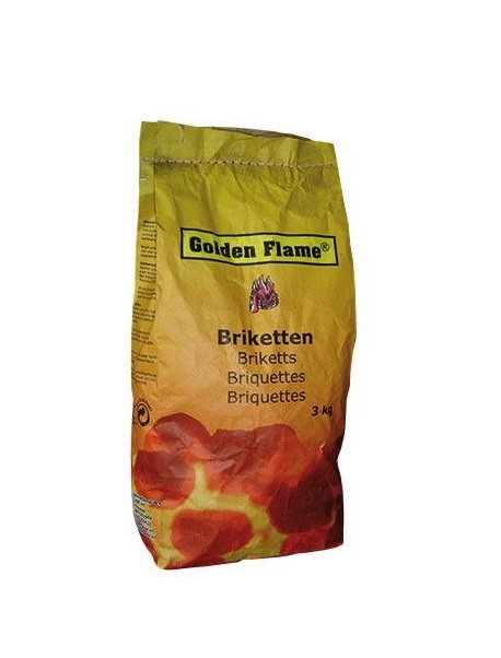 Houtskool Briketten Golden Flame 3kg