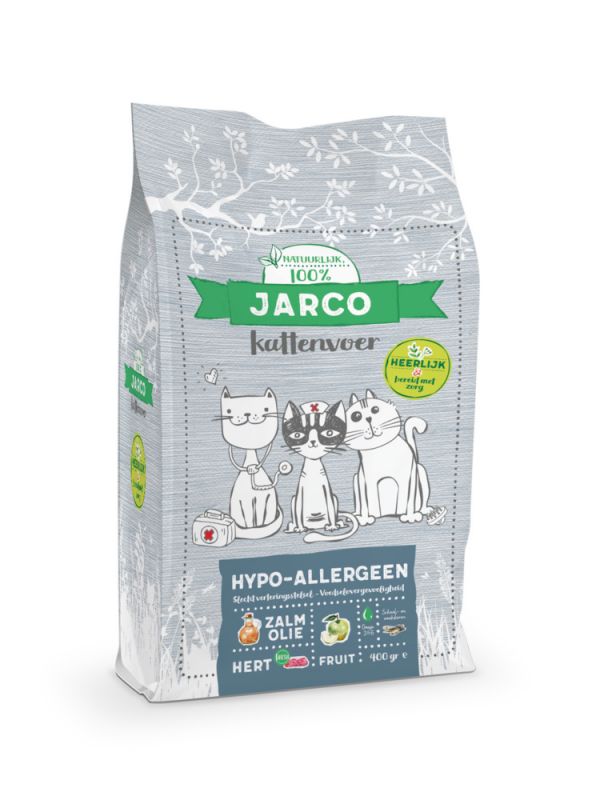 Jarco Hypoallergeen kattenvoer Hert 2kg