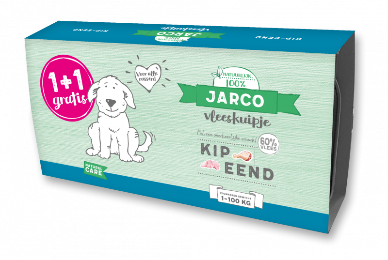 Jarco Hondenvoer vleeskuipje Kip Eend 2x 150 gram