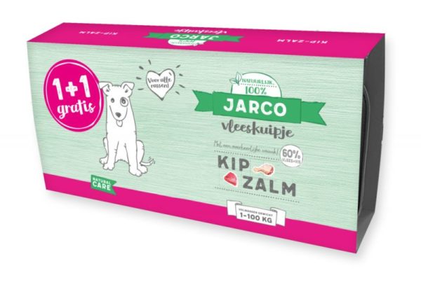 Jarco Hondenvoer vleeskuipje Kip Zalm 2x 150 gram