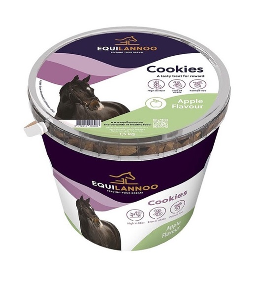 Equilannoo paardenkoekjes Apple flavour 1.5kg
