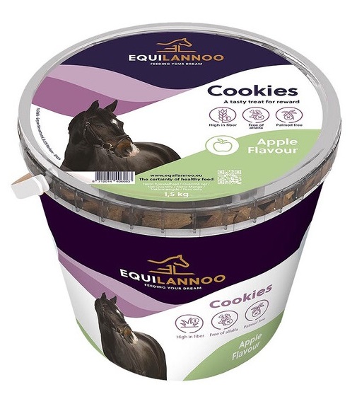 Equilannoo paardenkoekjes Apple flavour 1.5kg