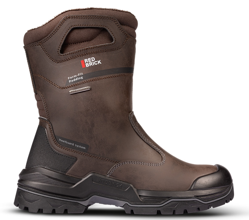 Redbrick veiligheidslaars Gevoerd S7S Bruin 32339 (Vernieuwd)
