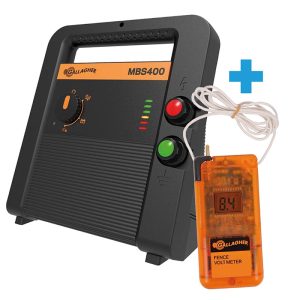 Gallagher MBS400 Multipower schrikdraadapparaat (4,0J - 230V/12V/Solar) met gratis voltmeter